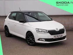 Candy white black magic pearl effect Used 2020 Skoda Fabia SE Hatchback | £10,795 (Fair price)
