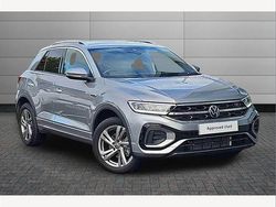 Pyrite silver Used 2025 VW T-Roc R-line SUV | £26,491 (Fair price)