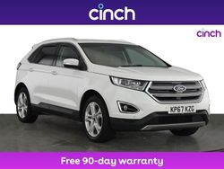 White Used 2017 Ford Edge Titanium SUV | £14,299 (Fair price)