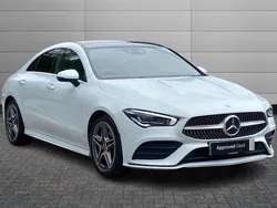 Digital white Used 2021 Mercedes CLA220 AMG Line Premium Plus Sedan | £22,990 (Fair price)