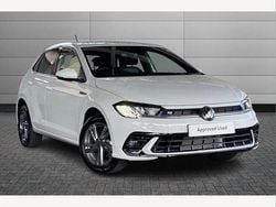 Pure white Used 2025 VW Polo R-line Hatchback | £20,695 (Fair price)