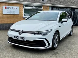 White Used 2021 VW Golf VIII R-line Hatchback | £17,500 (A bit pricey)