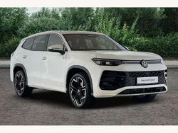 Pure white Used 2025 VW Tayron R-line SUV | £46,990 (Expensive)