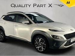 White Used 2023 Hyundai Kona Premium SUV | £14,399 (Fair price)