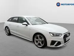 White Used 2022 Audi A4 S-Line Estate | £23,399 (Good price)