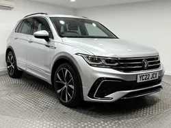 Silver Used 2022 VW Tiguan R-line SUV | £25,495 (Fair price)