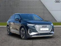 Black Used 2022 Audi Q4 e-tron S-Line SUV | £24,995 (Fair price)