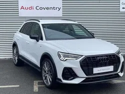Arkona white Used 2024 Audi Q3 Black Edition SUV | £35,690 (Fair price)