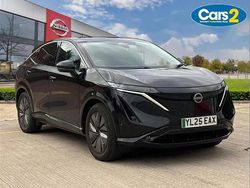 Black New 2025 Nissan Ariya Evolve SUV | £37,490 (Expensive)