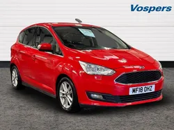 Red Used 2018 Ford C-MAX Zetec MPV | £8,900 (Fair price)