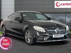 Black Used 2019 Mercedes C200 AMG line Coupe | £17,250 (Good price)