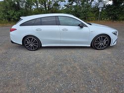 White Used 2022 Mercedes CLA35 AMG Premium Estate | £31,595 (Fair price)
