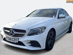 White Used 2018 Mercedes C200 AMG Line Premium Sedan | £15,895 (Fair price)