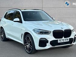 White Used 2020 BMW X5 M Sport SUV | £42,150 (Fair price)
