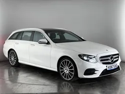 White Used 2018 Mercedes E220 AMG line Estate | £16,900 (Good price)