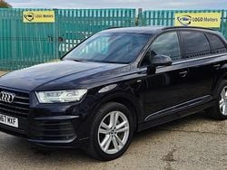Black Used 2017 Audi Q7 S-Line SUV | £14,499 (Expensive)