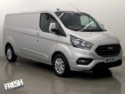Moondust silver (metallic paint) Used 2021 Ford Transit Custom Limited | £19,590 (Good price)