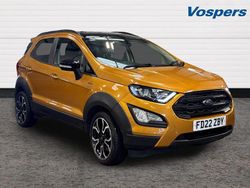 Yellow Used 2022 Ford Ecosport Active SUV | £12,900 (Fair price)