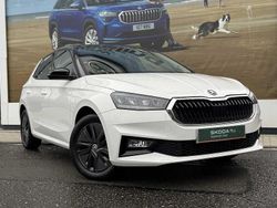 Candy white black magic pearl effect Used 2024 Skoda Fabia Colour Edition Hatchback | £14,650 (Fair price)