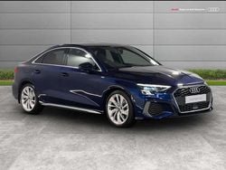 Blue Used 2021 Audi A3 S-Line Sedan | £20,988 (Fair price)