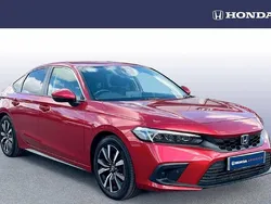 Premium plus paint crystal red Used 2022 Honda Civic Elegance Hatchback | £21,429 (Good price)