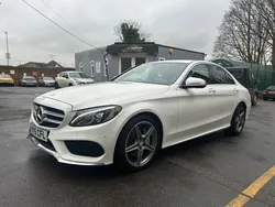 White Used 2015 Mercedes C220 AMG line Sedan | £7,995 (A bit pricey)