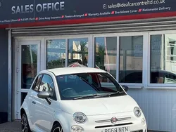 White Used 2018 Fiat 500 S Hatchback | £5,895 (Fair price)