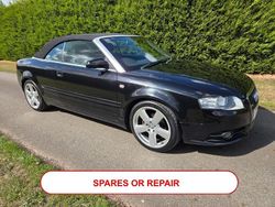 Black Used 2008 Audi A4 Cabriolet S-Line Cabriolet | £1,200 (Fair price)