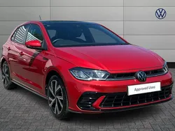 Red Used 2024 VW Polo R-line Hatchback | £22,380 (Fair price)