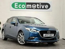 Blue Used 2017 Mazda 3 Inclusive Hatchback | £10,295 (Fair price)