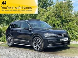 Black Used 2017 VW Tiguan R-line SUV | £16,290 (Fair price)