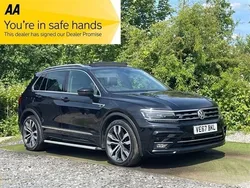 Black Used 2017 VW Tiguan R-line SUV | £16,290 (Expensive)