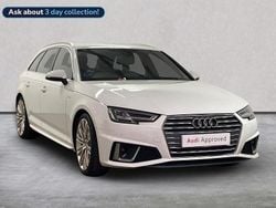 White Used 2019 Audi A4 S-Line Estate | £18,924 (Fair price)