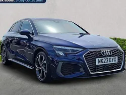 Blue Used 2023 Audi A3 S-Line Hatchback | £22,610 (Fair price)