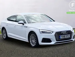 White Used 2018 Audi A5 Comfort Coupe | £13,799 (Fair price)