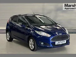Blue Used 2017 Ford Fiesta Zetec Hatchback | £10,279 (Good price)