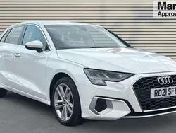 White Used 2021 Audi A3 Sport Hatchback | £17,598 (Good price)