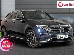 Blue Used 2020 Mercedes EQC400 AMG line SUV | £24,990 (Fair price)