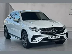 White Used 2024 Mercedes GLC300e AMG line SUV | £44,449