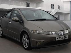 Grey Used 2008 Honda Civic ES Hatchback | £3,990 (Fair price)
