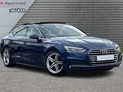 Blue Used 2018 Audi A5 Sportback S-Line Hatchback | £17,669 (A bit pricey)