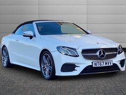 White Used 2017 Mercedes E220 AMG line Cabriolet | £18,350 (Fair price)