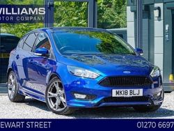 Blue Used 2018 Ford Focus ST-Line X Hatchback | £9,790 (Good price)