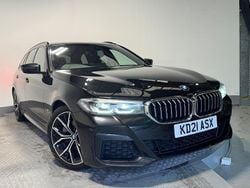Black Used 2021 BMW 520 M Sport Estate | £25,997 (Fair price)