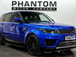 Blue Used 2018 Land Rover Range Rover Sport HSE SUV | £26,990 (A bit pricey)