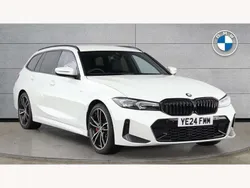 White Used 2024 BMW 320e M Sport Estate | £35,493 (Good price)