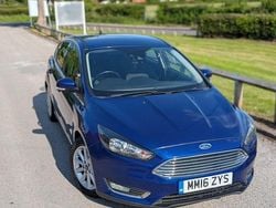 Blue Used 2016 Ford Focus Titanium Hatchback | £5,250 (Good price)