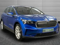 Race blue metallic Used 2021 Skoda Enyaq iV Suite SUV | £17,850 (Good price)