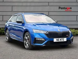 Blue Used 2022 Skoda Octavia vRS Estate | £22,984 (Fair price)