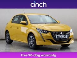 Yellow Used 2021 Peugeot 208 Active Premium Hatchback | £12,549 (Fair price)